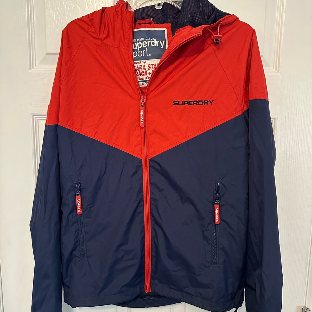 Superdry sport Osaka track field windbreaker jacket men’s small